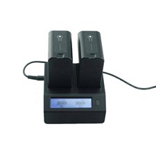 DBK PN 302 Dual Battery Charger with LCD display for Sony 770/970 batteries