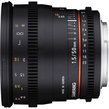 Samyang 50mm T1.5 VDSLR AS UMC Lens for Nikon F Mount
