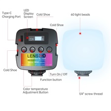 LENSGO R50 RGB Video Light