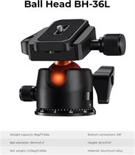 K&F Concept 64 inch/163cm Carbon Fiber Camera Tripod