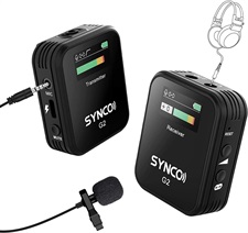 Synco WAir-G2-A1 Ultracompact Digital Wireless Microphone for Mirrorless/DSLR Cameras