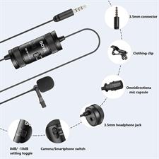 BY-M1 Pro II Universal Lavalier Microphone