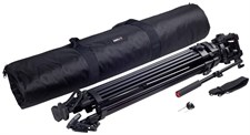 Kingjoy VT-3500 Professional Heavy Duty Aluminium Video Tripod with VT-3530 Fluid Video Head Kit