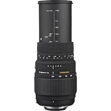 Sigma 70-300mm f/4-5.6 DG Autofocus Lens for Nikon F Mount