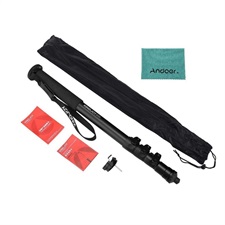 Kingjoy MP408FL Black Clip Lock Monopod