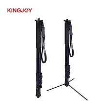 Kingjoy MP408FL Black Clip Lock Monopod