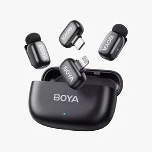 BOYA Dual Mic Mini 12 For ( Type C and I phone IOS )