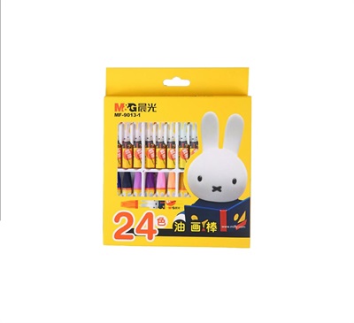 M&G MF-9013-1 Miffy Series Hexagon Oil Pastels 24 Colours
