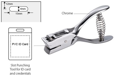 KW-triO 09772 Card Slot 1-Hole Metal Punch Machine
