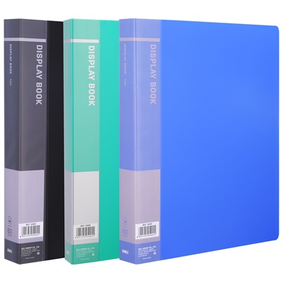 Deli Clasic Series E5005 A4 60 Pocket Display File