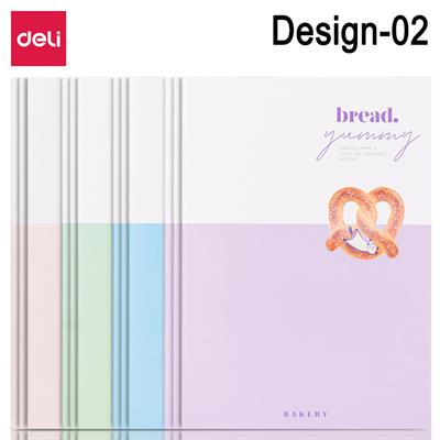 Deli EFB540 School Multi-Design Softcover B5 Notebook – 40 Pages