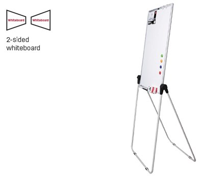 Deli E7886 Universal 2-Sided Whiteboard Magnetic Flip Chart 2×3 Feet with Stand