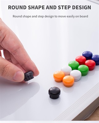 Deli E7823 Universal Magnetic Board Magnets 15MM 12 Pieces