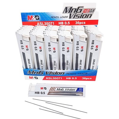 M&G MnG Vision 0.5mm HB Mechanical Clutch Pencil Lead Refills