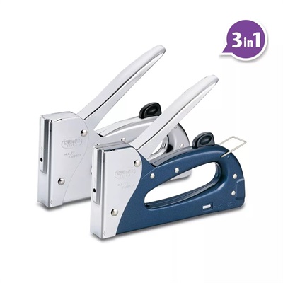 KW-triO 18513 3-in-1 Manual Metal Multi Tacker Gun