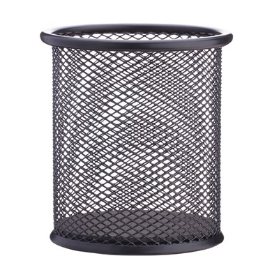 Deli E9172 Mesh Steel Round Shape Pen Holder