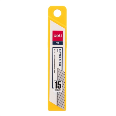 Deli E2017 Knife Cutter Blade 18mm Pack of 10 Pieces