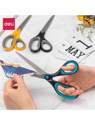 Deli E0604 Essential Series Soft-touch 8.25" / 210mm Scissors 01 Piece