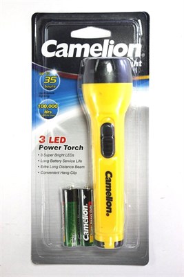 Camelion FL3L2AA2R6P 3 LED Power Flashlight