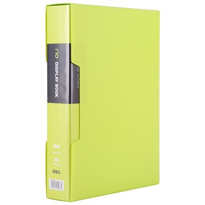Deli Rio Series E5036 A4 80 Pocket Display File