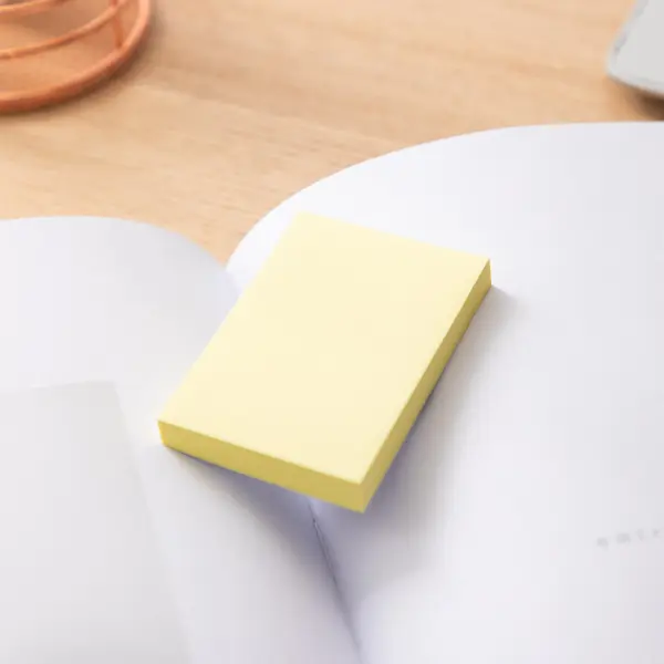Deli EA00252 Yellow Colour Sticky Notes 3x2 Inches 