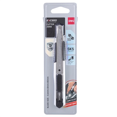 Deli E2056 Heavy Duty Utility Knife Paper Cutter 9mm