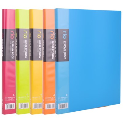 Deli Rio Series E5032 A4 20 Pocket Display File