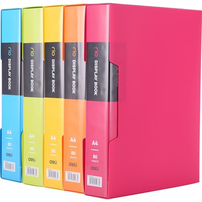 Deli Rio Series E5036 A4 80 Pocket Display File