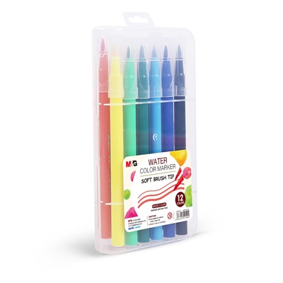 M&G ACP92-5 Brush Tip Washable Watercolour Markers