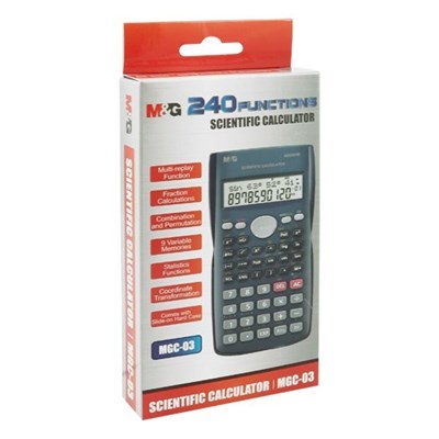 M&G ADG98767 MGC-03 Scientific Calculator 240 Functions