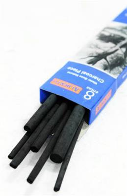 Alberto AB-310 Willow Water Base Natural Round Charcoal Sticks 8 Pcs