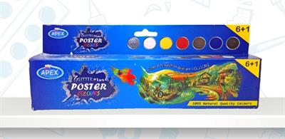 Apex A-007 Glitter Plus 6 + 1 Poster Colours