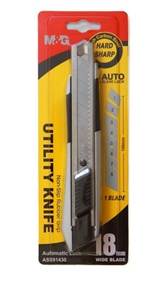 M&G ASS91430 Heavy Duty Utility Knife Paper Cutter 18mm