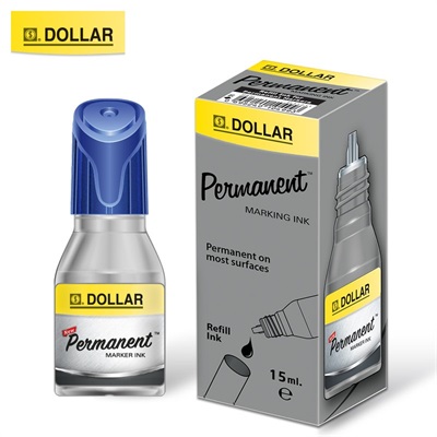 Dollar Permanent Marker Ink Bottle 15ml