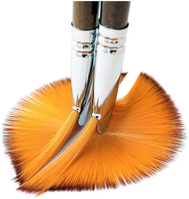 Bomeijia A0187 Artist Fan Brush 9 Pcs Set