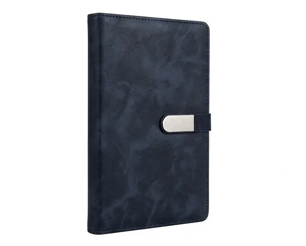 Boss 25-031 A5 Office Notebook with Magnetic Flap Lock Closure - 200 Pages