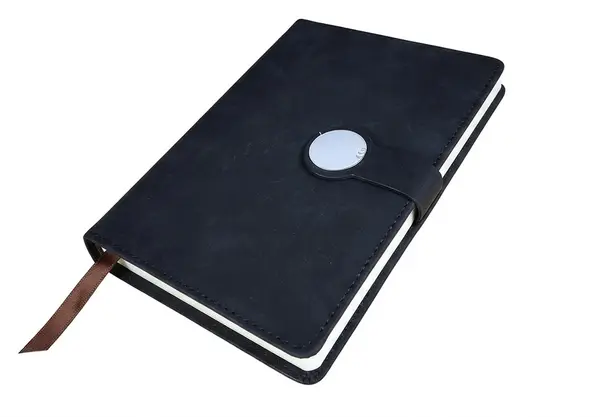 Boss 25-033 A5 Office Notebook with Magnetic Flap Lock Closure - 200 Pages