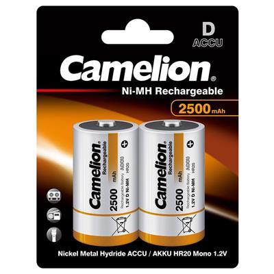 Camelion Re-Chargeable 2500 mAh D-Size Battery (Cell BP2)