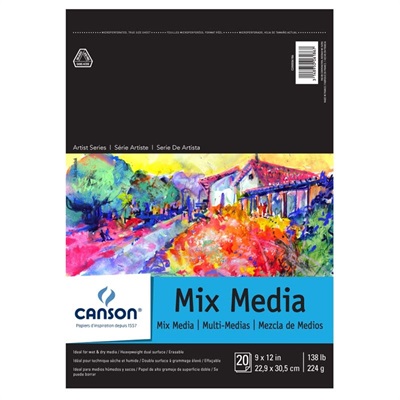 Canson "C" à grain Art Book Mix Media Spiral Sketch Book