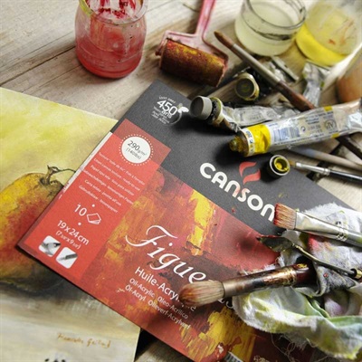 Canson Figueras Oil & Acrylic Painting Spiral Sketch Pad