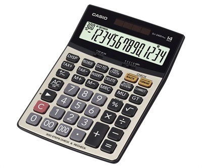 Casio DJ-240D Plus 14-Digits Desktop Calculator
