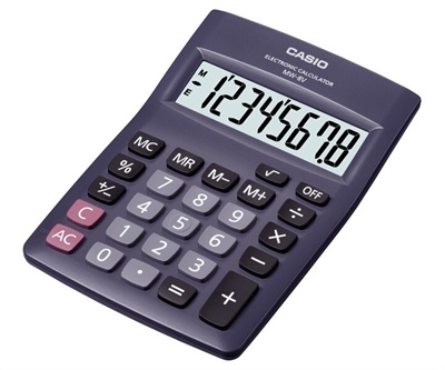 Casio MW-8V 8-Digits Mini Desktop Calculator