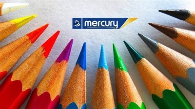 Mercury Brito 12 Colour Pencils Full Size Wallet Pack