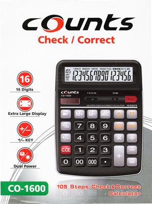 Counts CO-1600 16-Digits Desktop Calculator