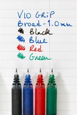 Pilot Hi-tecpoint V10 Grip Roller Ballpoint Pen