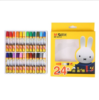 M&G MF-9013-1 Miffy Series Hexagon Oil Pastels 24 Colours