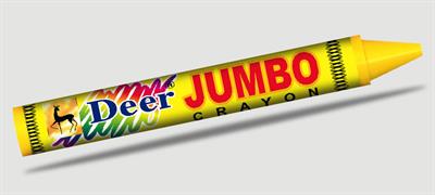 Deer 300112 Jumbo Wax Crayons 12 Colours
