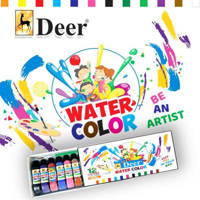Deer 40012 12 Water Colour Tubes