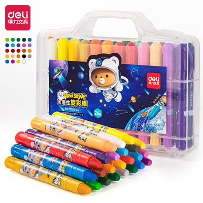 Deli 72136 Water Soluble Rotating Oil Pastels