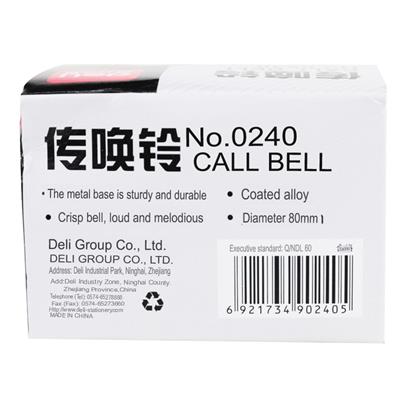 Deli E0240 Manual Office Table Call Bell